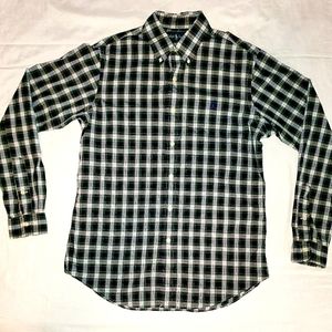 RALPH LAUREN BUTTON DOWN PLAID SHIRT